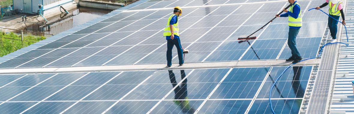 limpieza paneles solares