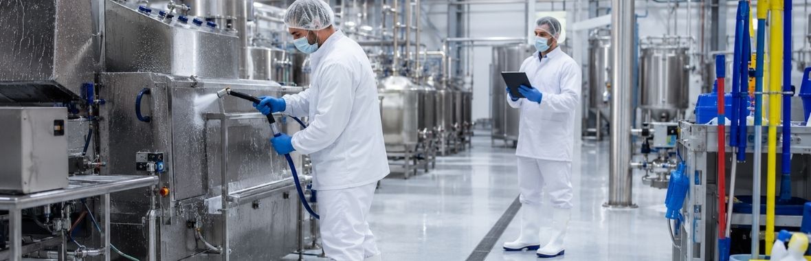 limpieza y desinfección de la industria alimentaria
